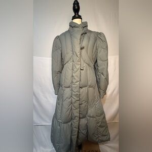 VINTAGE S.B.II Women's Gray Quilted Coat